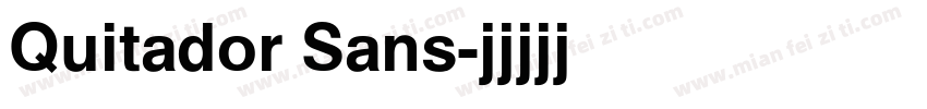 Quitador Sans字体转换